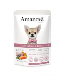 Amanova Pouch Dog Delicious Salmon Turkey