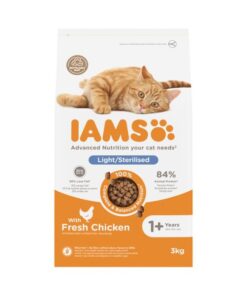 Iams Cat Adult Sterilised Kip - Kattenvoer - 3 kg
