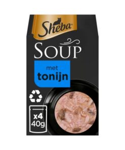 Sheba Soup 4x40 g - Kattenvoer - Tonijn