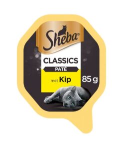 Sheba Classic Pate 85 g - Kattenvoer - Kip
