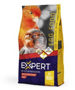 Witte Molen Expert Eivoer Rood 10 kg: aanvullend eivoer met Carophyll voor zang- en siervogels. Ondersteunt rui, broedtijd en optimale kleurontwikkeling. Hoogwaardige eiwitten, vitamines en mineralen.