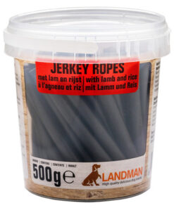 Landman Jerky Lamb & Rice Ropes 500g