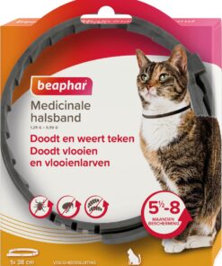Beaphar Medicinale Teken & Vlooien Halsband Kat