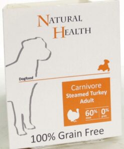 Natural Health Gestoomd Hondenvoer Turkey 395 gram | Graanvrij Kalkoen Natvoer