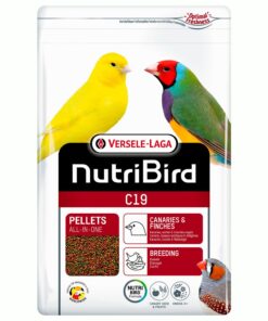 C19 kanarie kweekvoer 3 kg voor kanaries, tropische en inlandse vogels. Compleet pelletvoer voor optimale kweek en sterke jongen.
