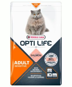Koop Opti Life Cat Sensitive Zalm 7,5 kg voordelig bij Schuurman Dier & Hengelsport. Complete kattenvoeding met zalm voor volwassen katten met een gevoelige spijsvertering. Snel geleverd of af te halen in Nieuw-Beijerland.