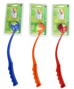 Koop de Boon Werpstok Mini 38 cm inclusief Tennisbal 5 cm bij Schuurman Dier & Hengelsport. Ideaal apporteerspeelgoed voor kleine honden en puppy's. Snel geleverd uit eigen voorraad.