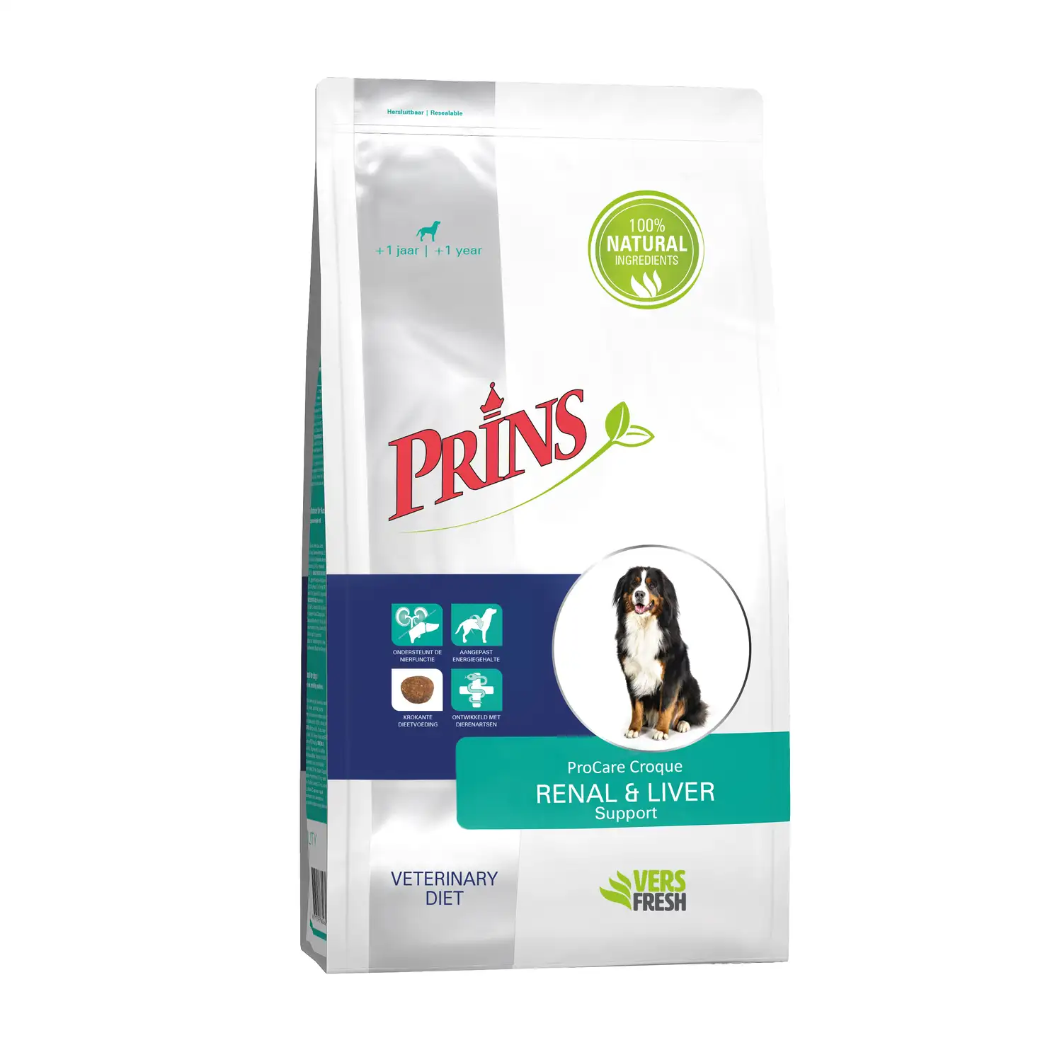 Koop Prins ProCare Croque Diet Renal & Liver Support 3 kg bij Schuurman Dier & Hengelsport. Complete dieetvoeding voor honden ter ondersteuning van de nier- en leverfunctie. Snelle levering uit eigen voorraad.