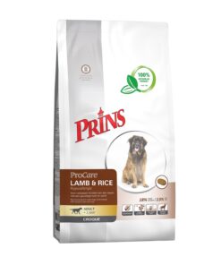 Koop Prins ProCare Croque Lamb & Rice 10 kg bij Schuurman Dier & Hengelsport. Premium hondenvoer met lam en rijst voor een gezonde spijsvertering, glanzende vacht en optimale conditie. Snel geleverd uit eigen voorraad.