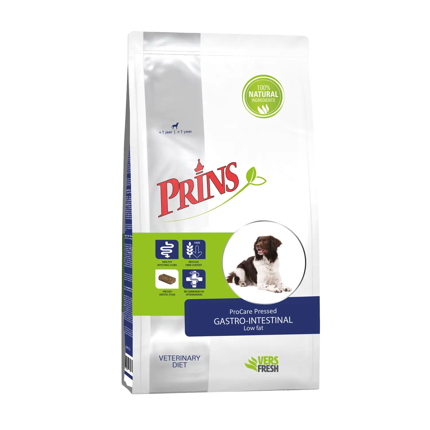 Prins ProCare Pressed Diet Gastro-Intestinal 3kg kopen? Geperst dieetvoer voor honden met maag-darmproblemen en een slechte spijsvertering.