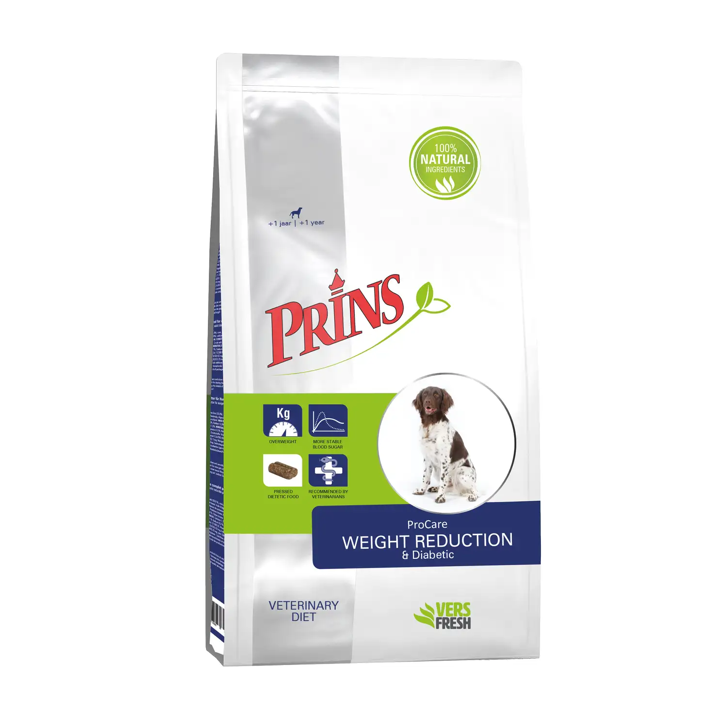 Koop Prins ProCare Pressed Diet Weight Reduction & Diabetic 3 kg bij Schuurman Dier & Hengelsport. Geperste dieetvoeding voor honden met overgewicht of diabetes. Ondersteunt verantwoord afvallen en een gezonde spijsvertering. Snel geleverd uit eigen voorraad.