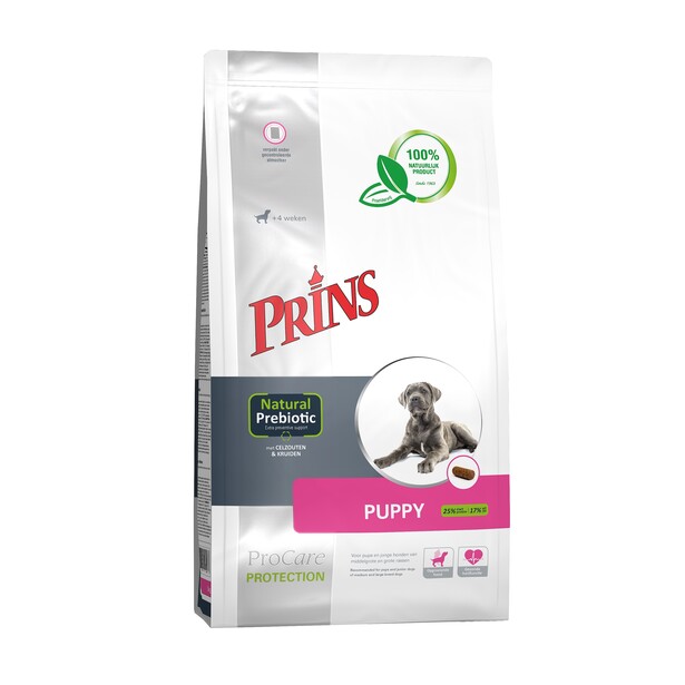 Prins ProCare Protection Puppy kopen? Complete geperste puppyvoeding voor een gezonde groei en ontwikkeling. Bestel eenvoudig bij Schuurman.