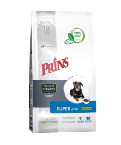 Prins ProCare Protection Super Active 3kg kopen? Geperste hondenvoeding voor actieve volwassen honden met een hoge energiebehoefte. Bestel bij Schuurman.