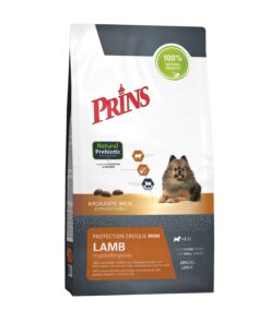 Koop Prins Protection Croque Mini Lamb 2 kg bij Schuurman Dier & Hengelsport. Premium hondenvoer met lam voor kleine honden. Ondersteunt de spijsvertering, huid, vacht en vitaliteit. Snel geleverd uit eigen voorraad.
