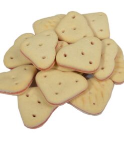 Fourré Hartjes Zalm 1 kg kopen? Krokante gevulde hondenkoekjes met zalmsmaak in leuke hartjesvorm. Ideaal als beloning of lekker tussendoortje.