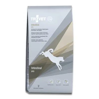 TROVET Intestinal DPD Hond 3 kg kopen? Licht verteerbare dieetvoeding met eend en aardappel voor honden met maag-darmproblemen of voedselovergevoeligheid.