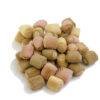 Mini Mergpijpjes Mix 1 kg kopen? Kleine krokante en gevulde hondenkoekjes in een gevarieerde mix. Ideaal als dagelijkse beloning of tussendoortje.