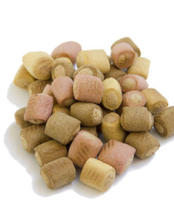 Mini Mergpijpjes Mix 1 kg kopen? Kleine krokante en gevulde hondenkoekjes in een gevarieerde mix. Ideaal als dagelijkse beloning of tussendoortje.