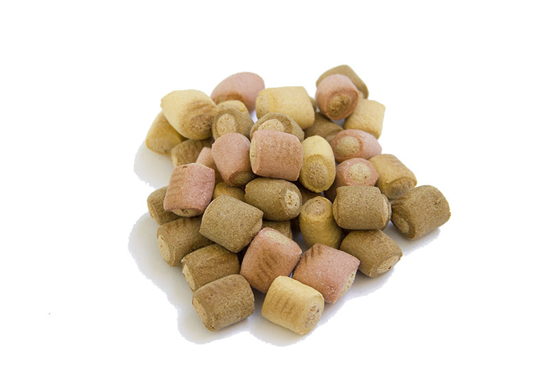 Mini Mergpijpjes Mix 1 kg kopen? Kleine krokante en gevulde hondenkoekjes in een gevarieerde mix. Ideaal als dagelijkse beloning of tussendoortje.