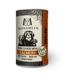 Monopets Fresh Fish Salmon 400 g kopen? Smakelijk natvoer voor honden met zalm. Een praktische visvariant in 400 gram blik voor het dagelijkse rantsoen.