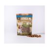 Rogz Dog Treat Skin & Coat Zebra 100 g met 27% zebravlees, zalmolie en omega 3 & 6. Graanvrije hondensnack gericht op ondersteuning van huid en vach