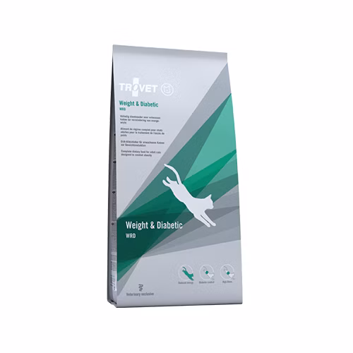 TROVET Weight & Diabetic WRD Kat 3 kg kopen? Compleet dieetvoer voor volwassen katten met overgewicht of diabetes. Bestel bij Schuurman.