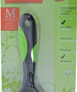 verwijder losse haren met de Boon Trimhark Dikke Vacht Medium voor honden. Bestel bij Schuurman Dier & Hengelsport of vraag advies in onze winkel.