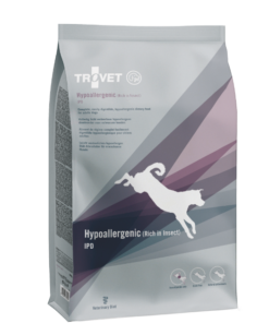 Bestel TROVET Hypoallergenic Insect IPD Hond bij Schuurman Dier & Hengelsport. Hypoallergeen dieetvoer met insect als unieke eiwitbron en aardappel.