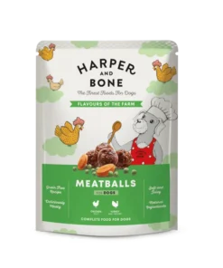 Harper & Bone Flavours of the Farm Meat Balls 300 gram kopen? Smakelijke vleesballetjes voor honden, ideaal als beloning of tussendoortje. Bestel bij Schuurman.