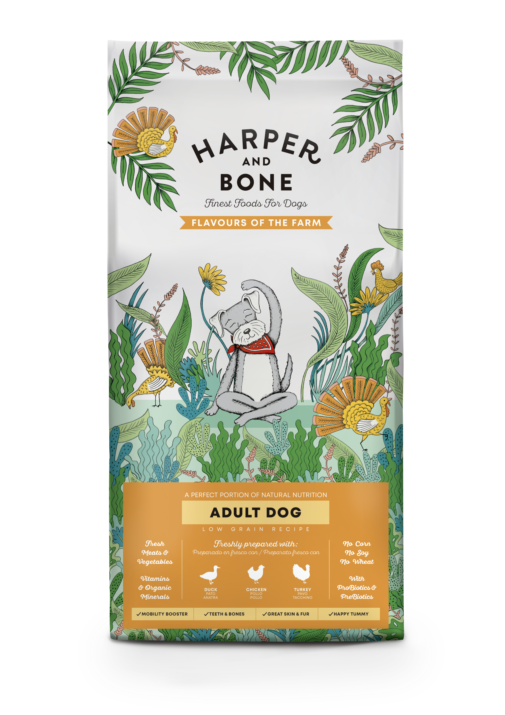 Harper & Bone Flavours of the Farm Adult Medium/Large 2 kg kopen? Complete hondenbrokken voor volwassen middelgrote en grote honden. Ideaal om uit te proberen.