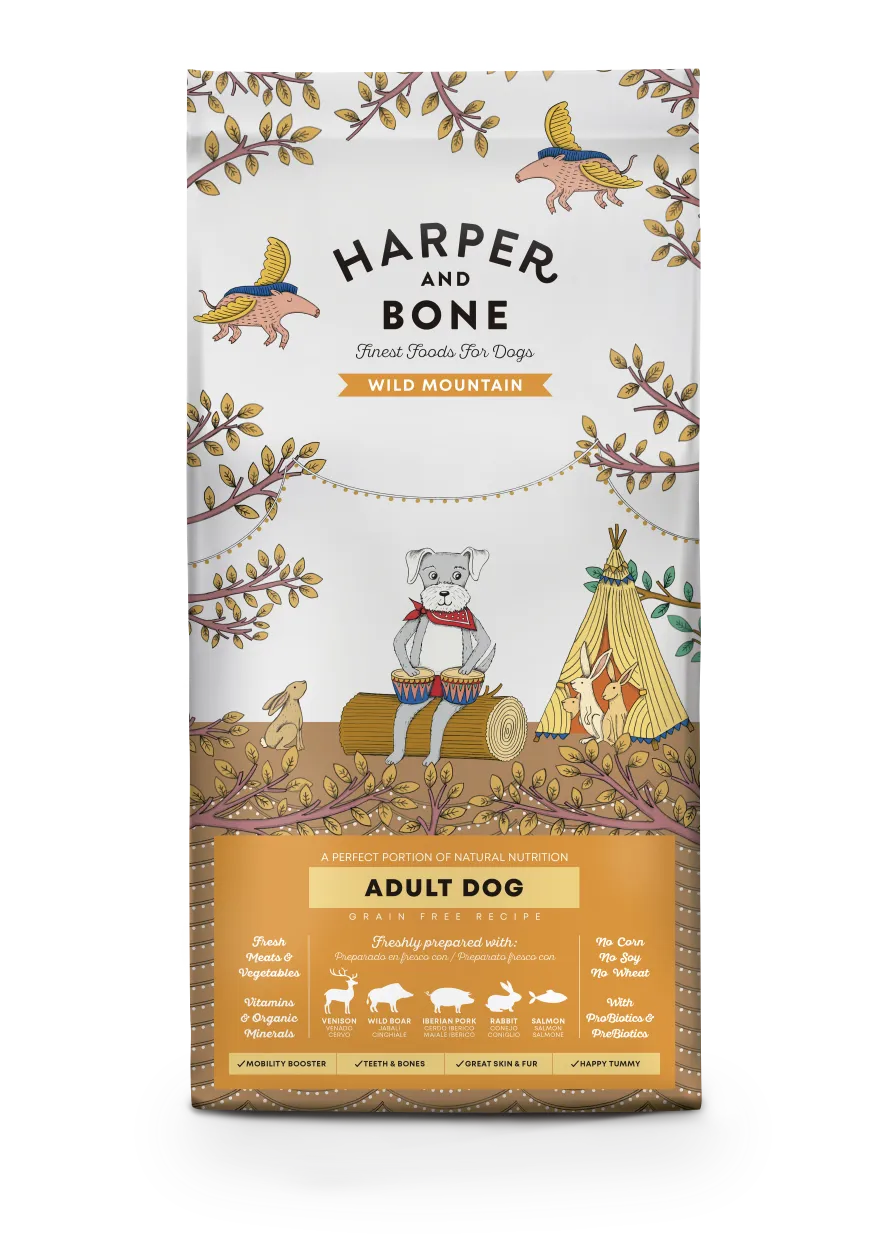Harper & Bone Wild Mountain Adult 2 kg kopen? Complete hondenbrokken voor volwassen honden. Ideaal om te proberen. Bestel eenvoudig bij Schuurman.